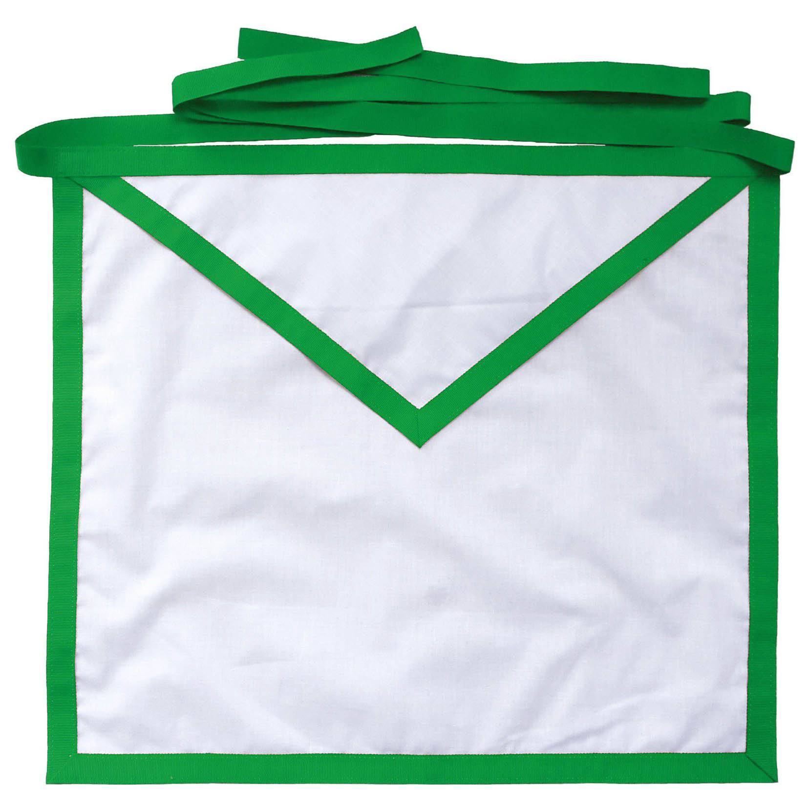 Member Allied Masonic Degrees Apron - White Duck Cotton - Bricks Masons