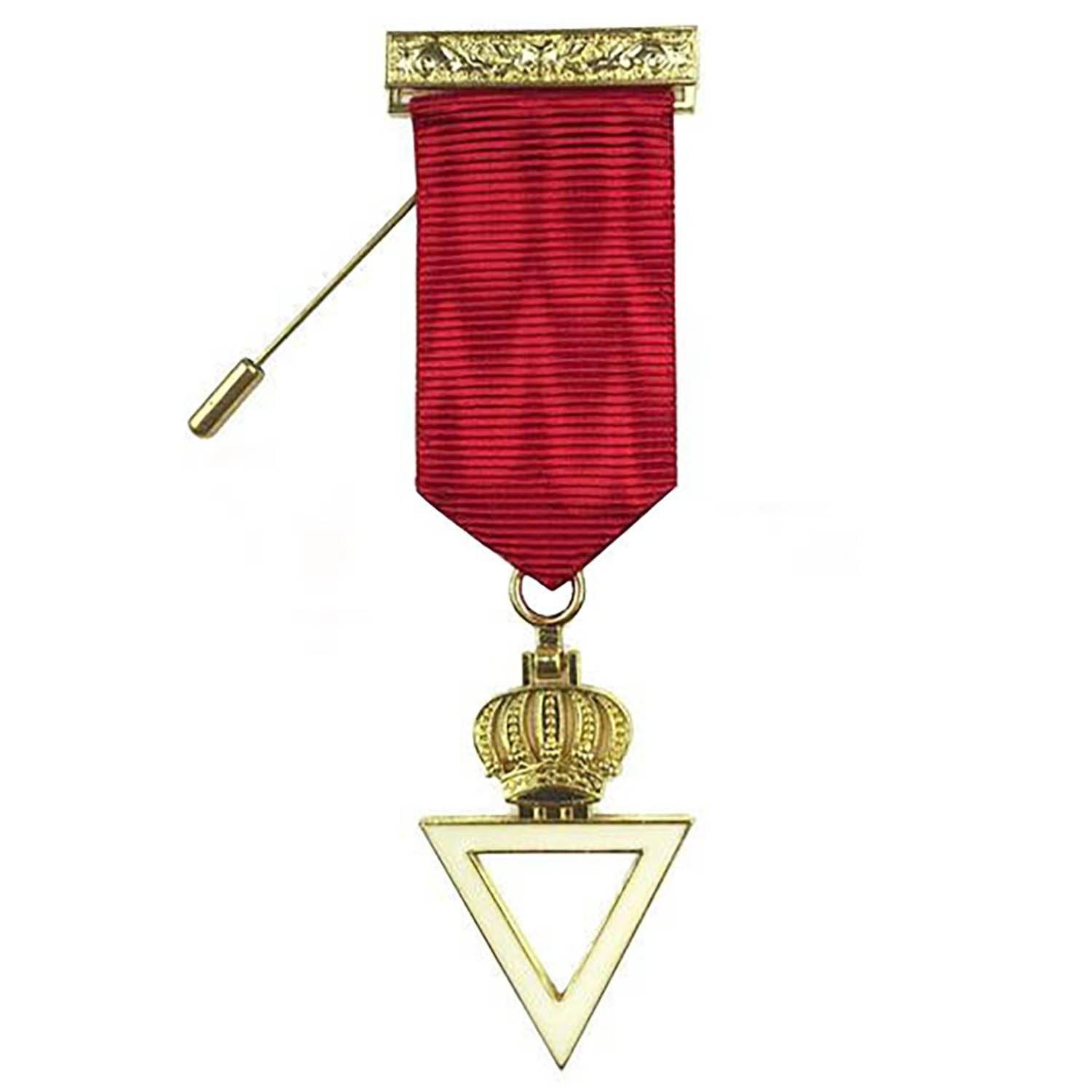 Members Royal & Select Masters Breast Jewel - Gold Plated - Bricks Masons
