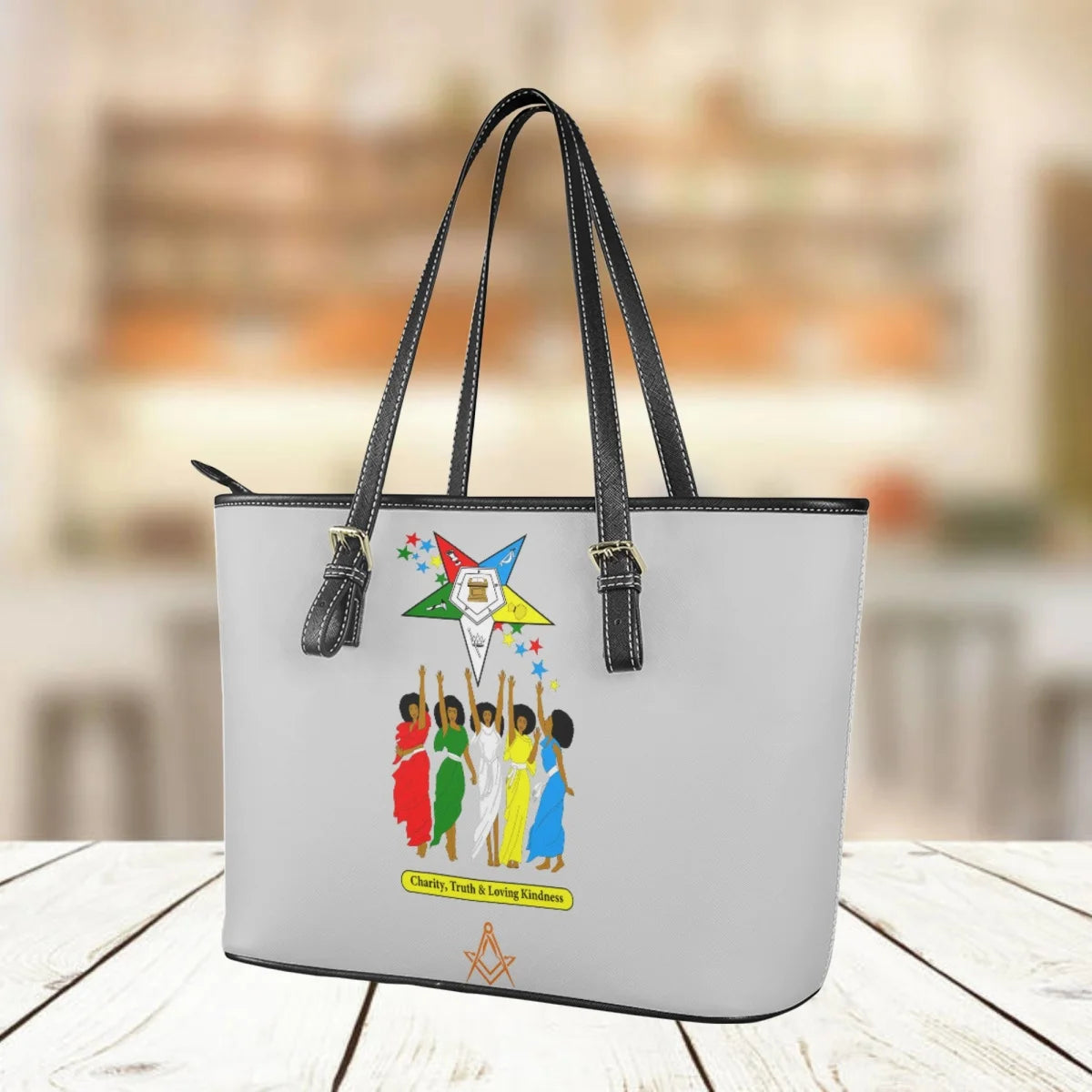 OES Handbag - Order Of Eastern Star Ladies - Bricks Masons