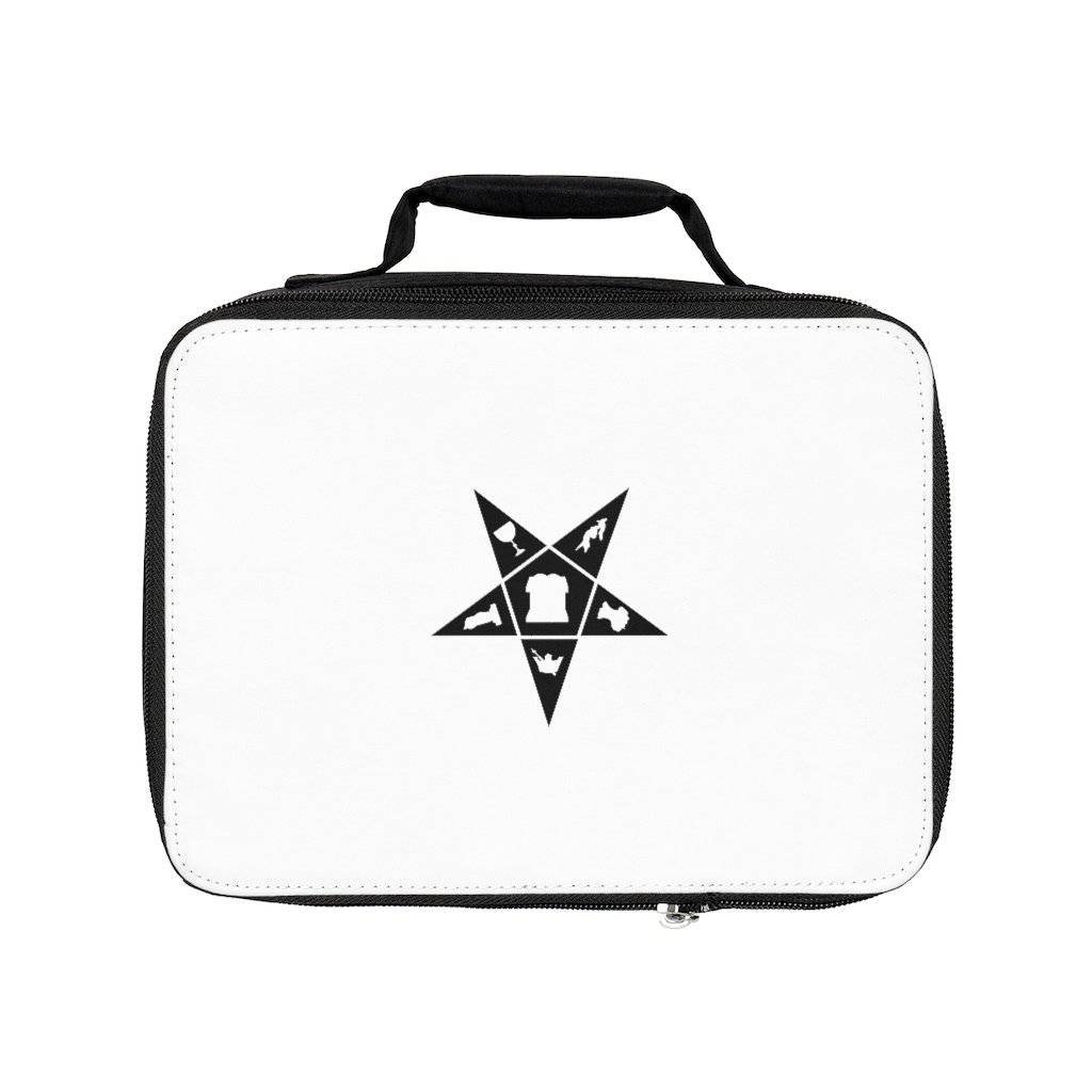 OES Lunch Bag - Black & White - Bricks Masons