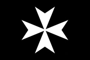 Order Of Malta Flag - Black - Bricks Masons