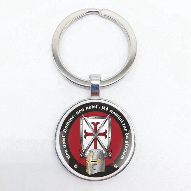 Knights Templar Commandery Keychain - (54 variants) - Bricks Masons