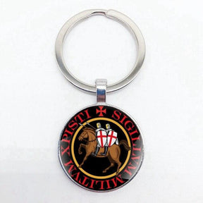 Knights Templar Commandery Keychain - (54 variants) - Bricks Masons