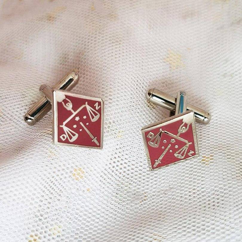 16th Degree Scottish Rite Cufflink - Princes of Jerusalem Rhombus