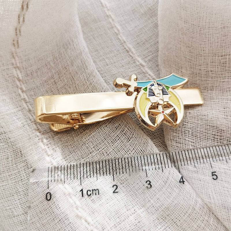 Shriners Tie Clip - Metal Gold Plated