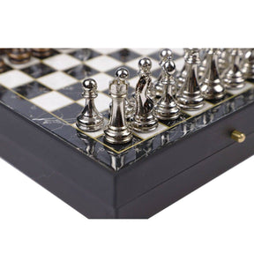 Personalized Marble Plated 20cm(7.87") Luxury Wood Chess Set