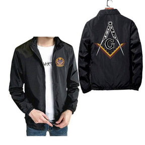 Master Mason Blue Lodge Jacket - Square & Compass G (Various Colors)