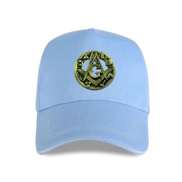 Master Mason Blue Lodge Baseball Cap - Square and Compass G Adjustable (12 colors)