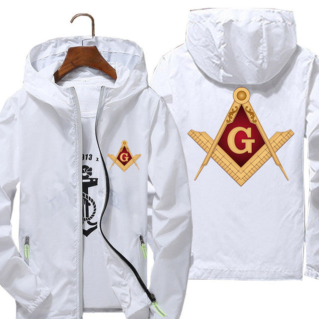 Master Mason Blue Lodge Jacket - Square & Compass G (Multiple Colors)