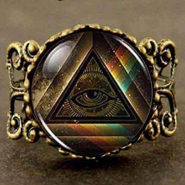 Eye of Providence Ring - Resizable