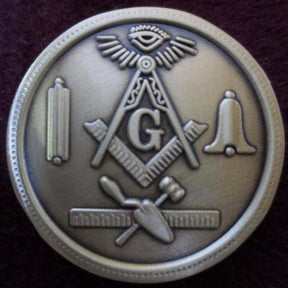 Master Mason Blue Lodge Coin - Metal 200th ANNIVERSARY PULTNEYVLILLE LODGE