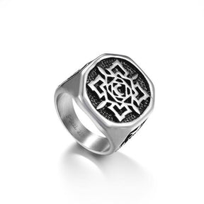 Master Mason Blue Lodge Ring - 7mm Titanium Steel