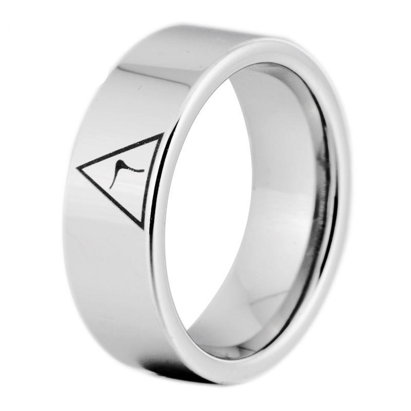 14th Degree Scottish Rite Ring - Silver Color