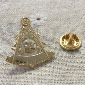 Past Master Blue Lodge Lapel Pin - Gold Plated