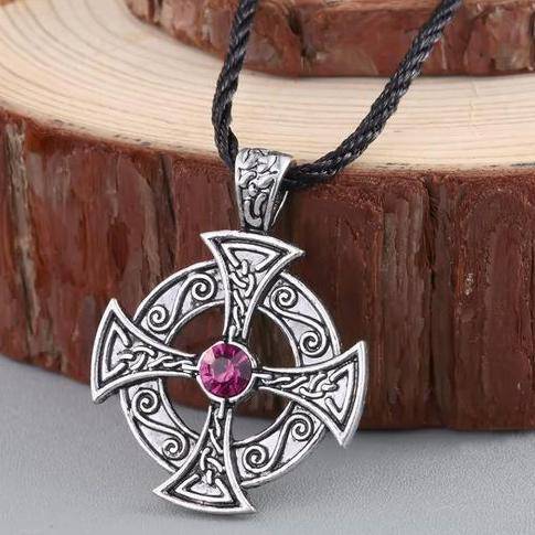 Knights Templar Commandery Necklace - Silver With Rope Chain