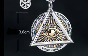 Eye Of Providence Necklace - Stainless Steel