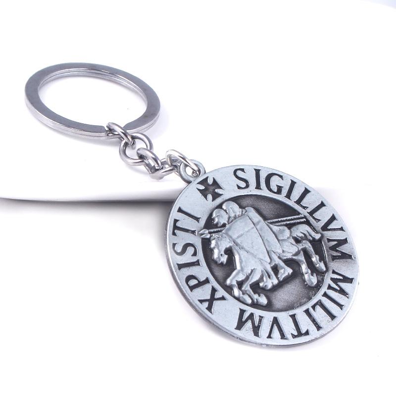 Knights Templar Commandery Keychain - sigillvm militvm xpisti