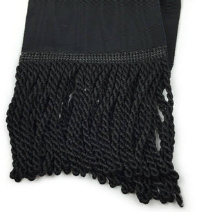 Provincial Officers Knights Templar English Regulation Sash - Black Moire - Bricks Masons