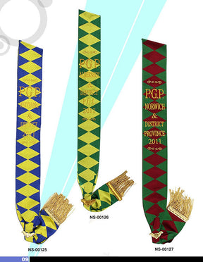 R.A.O.B. Sash - Various Degrees - Bricks Masons