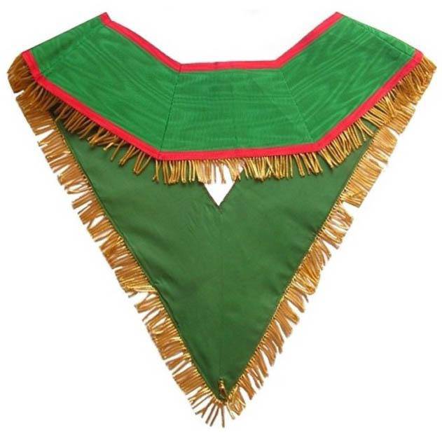 Scottish Master of St. Andrew Collar - Green with Fringe - Bricks Masons