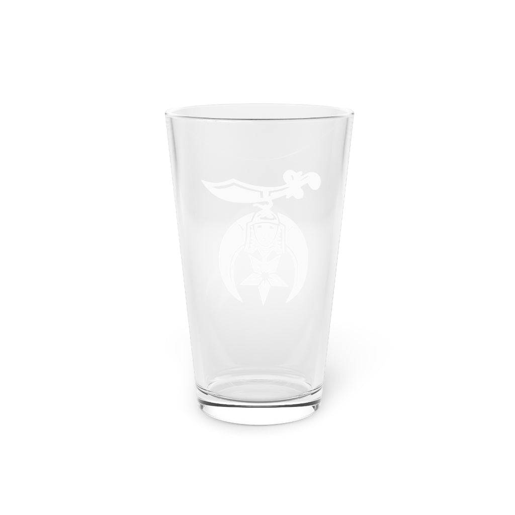 Shriners Pint Glass - 16oz - Bricks Masons