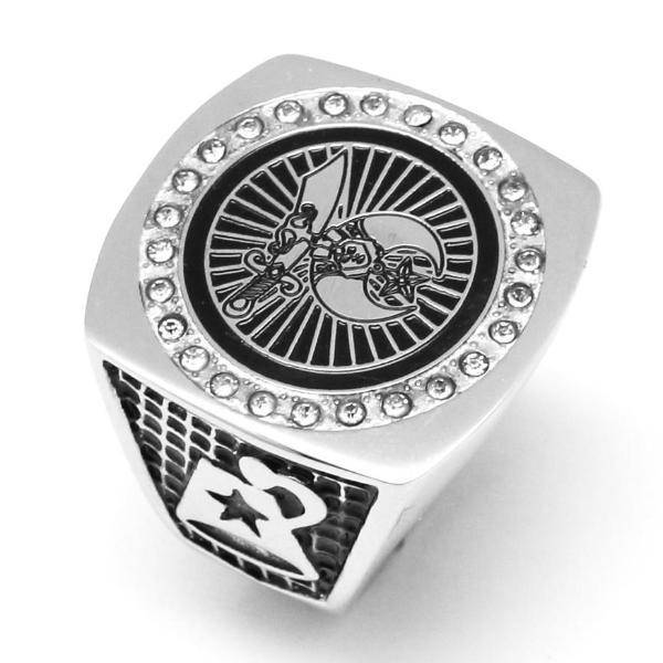 Shriners Ring - Silver Gold - Bricks Masons