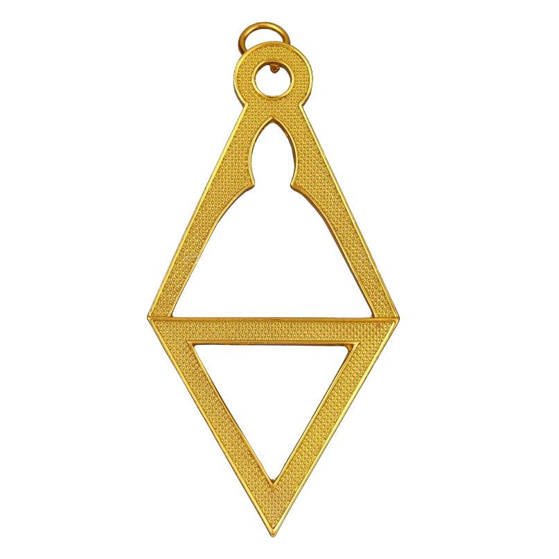 The Royal Order of Scotland Collar Jewel - Gold Metal - Bricks Masons