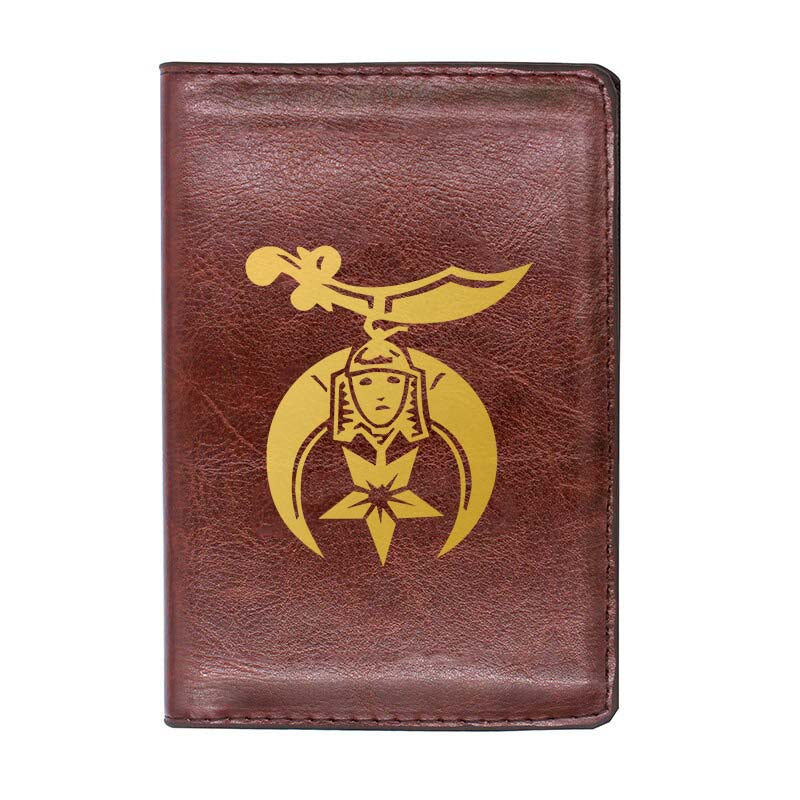 Shriners Wallet - Black & Brown - Bricks Masons