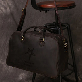 OES Travel Bag - (Dark Brown/Camel) - Bricks Masons