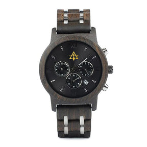 Council Wristwatch - Various Wood Colors - Bricks Masons