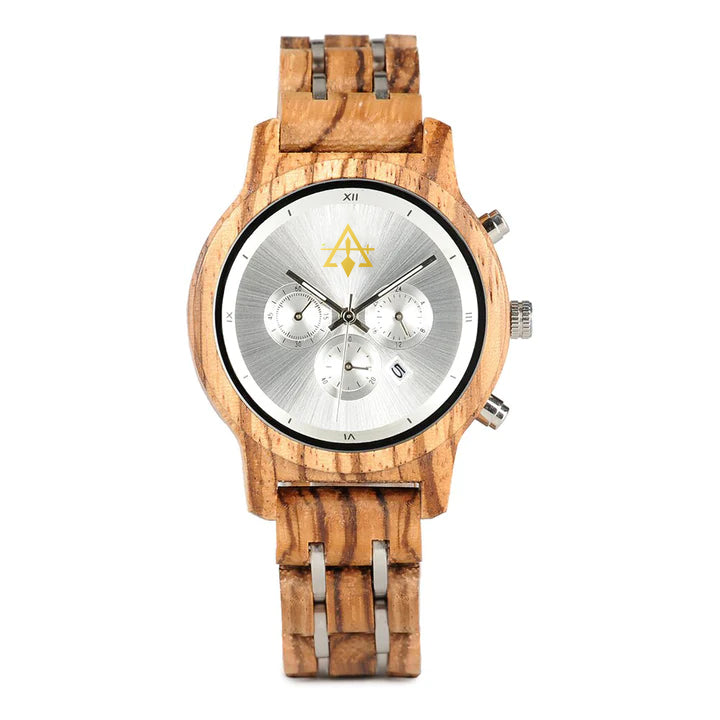 Council Wristwatch - Various Wood Colors - Bricks Masons