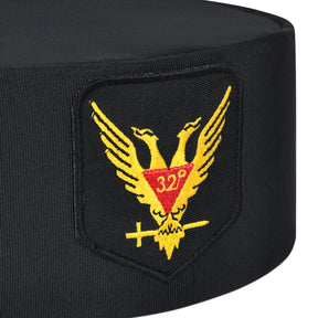 32nd Degree Scottish Rite Crown Cap - Wings Up Red & Gold - Bricks Masons