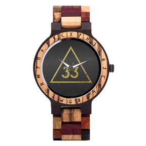 33rd Degree Scottish Rite Wristwatch  - Various Colors - Bricks Masons