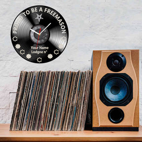 OES Clock - Vinyl Record - Bricks Masons