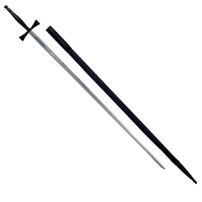 Masonic Sword with Black Hilt and Black Scabbard 35 3/4" + Free Case - Bricks Masons