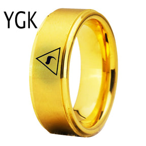 32nd Degree Scottish Rite Ring - Gold Tungsten - Bricks Masons