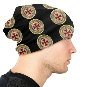 Knights Templar Commandery Beanie - Medieval Symbol - Bricks Masons