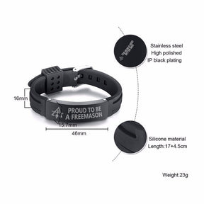 Council Bracelet - Silicone - Bricks Masons