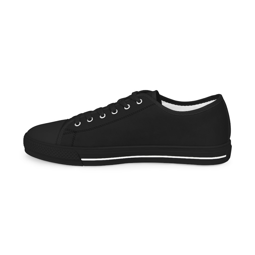 33rd Degree Scottish Rite Sneaker - Wings Up Low Top Black & White - Bricks Masons