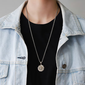 Eye Of Providence Necklace - Stainless Steel - Bricks Masons