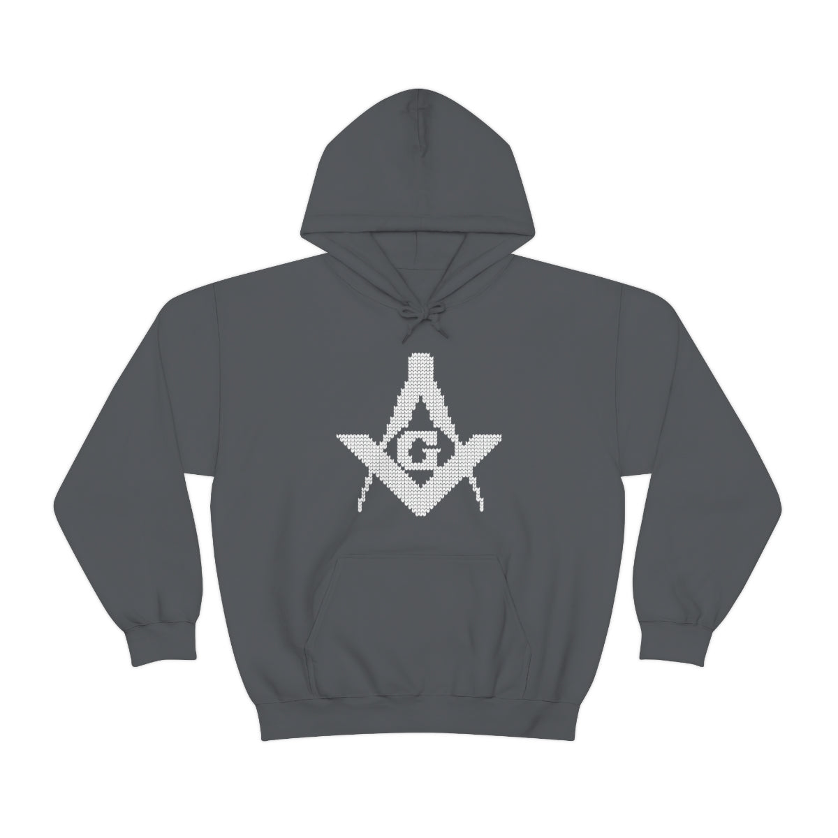 Master Mason Blue Lodge Hoodie - Christmas Ugly Square and Compass G - Bricks Masons