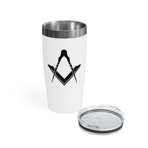 Master Mason Blue Lodge Ringneck Tumbler - 20oz Square & Compass - Bricks Masons