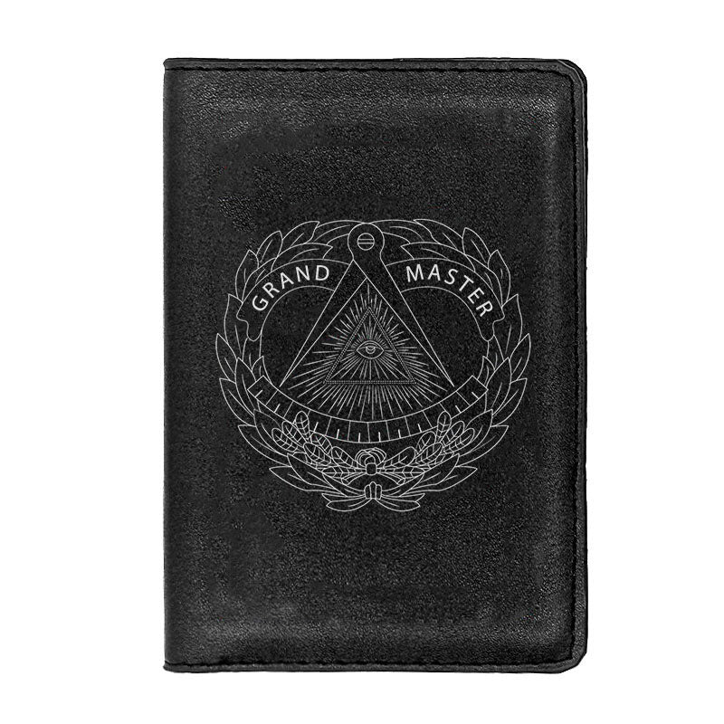 Grand Master Blue Lodge Wallet - Black & Brown - Bricks Masons