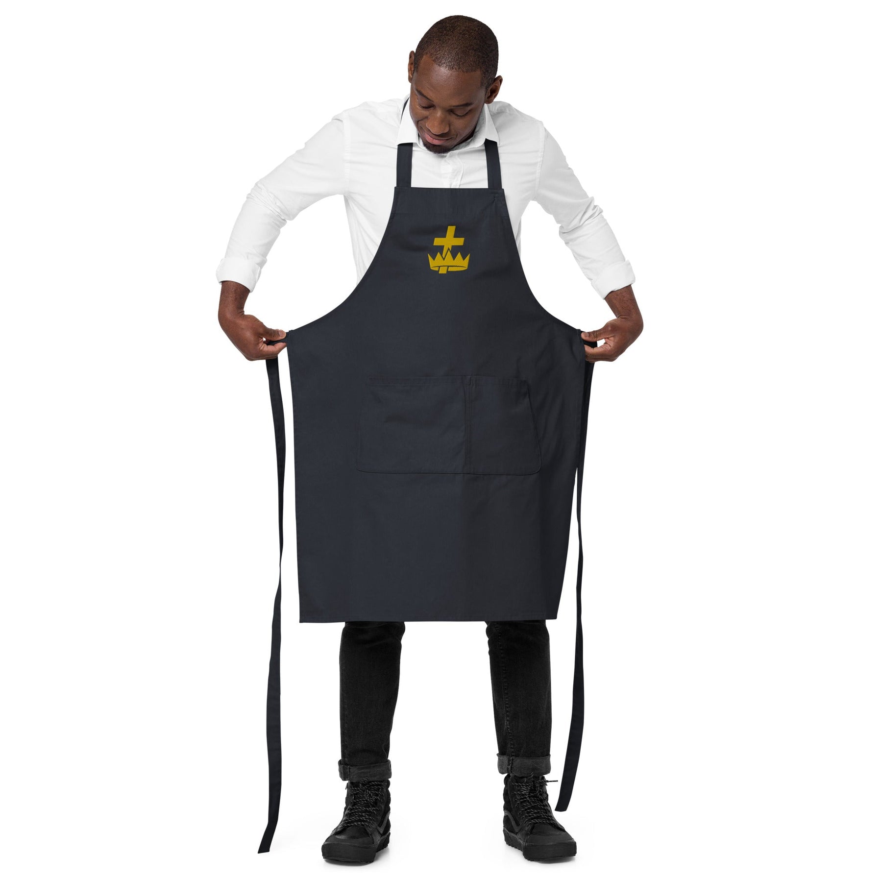 Knights Templar Commandery Kitchen Apron - Various Cotton Colors - Bricks Masons