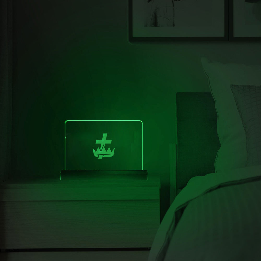 Knights Templar Commandery LED Sign - 3D Glowing light - Bricks Masons