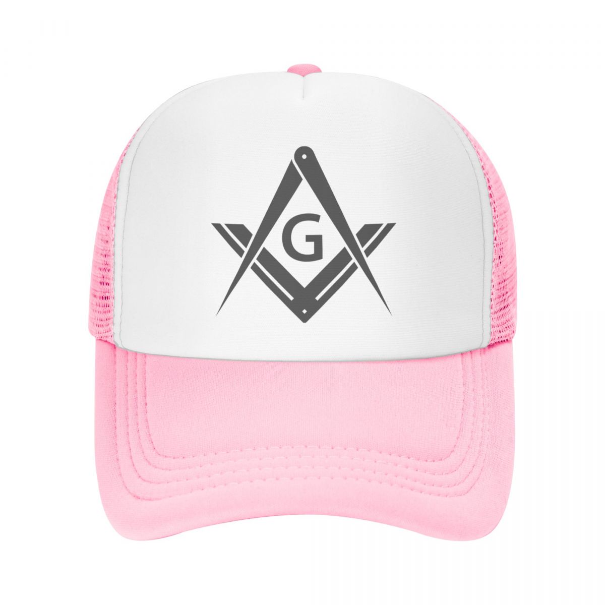 Master Mason Blue Lodge Baseball Cap - Square and Compass with G Adjustable (Various Colors) - Bricks Masons