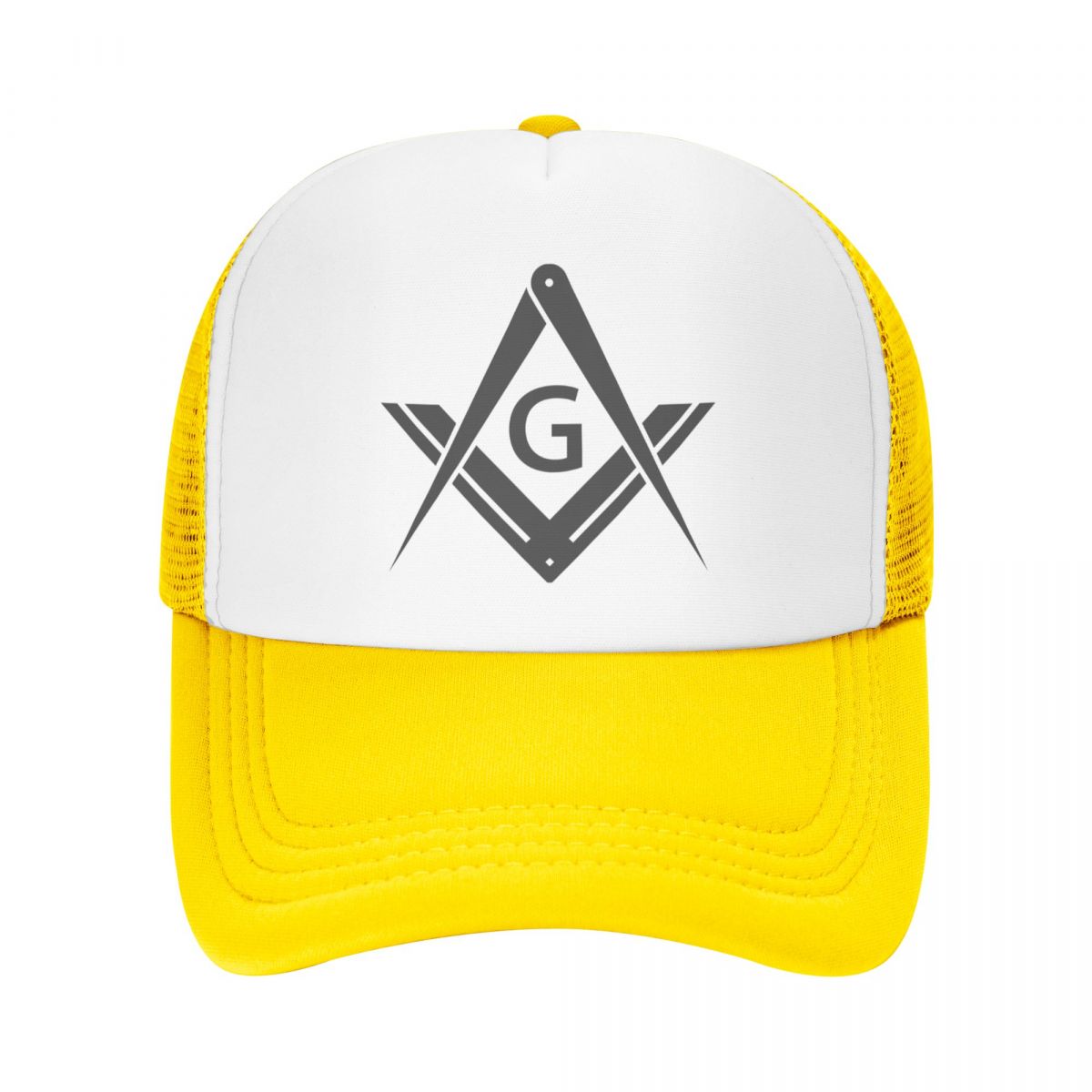 Master Mason Blue Lodge Baseball Cap - Square and Compass with G Adjustable (Various Colors) - Bricks Masons