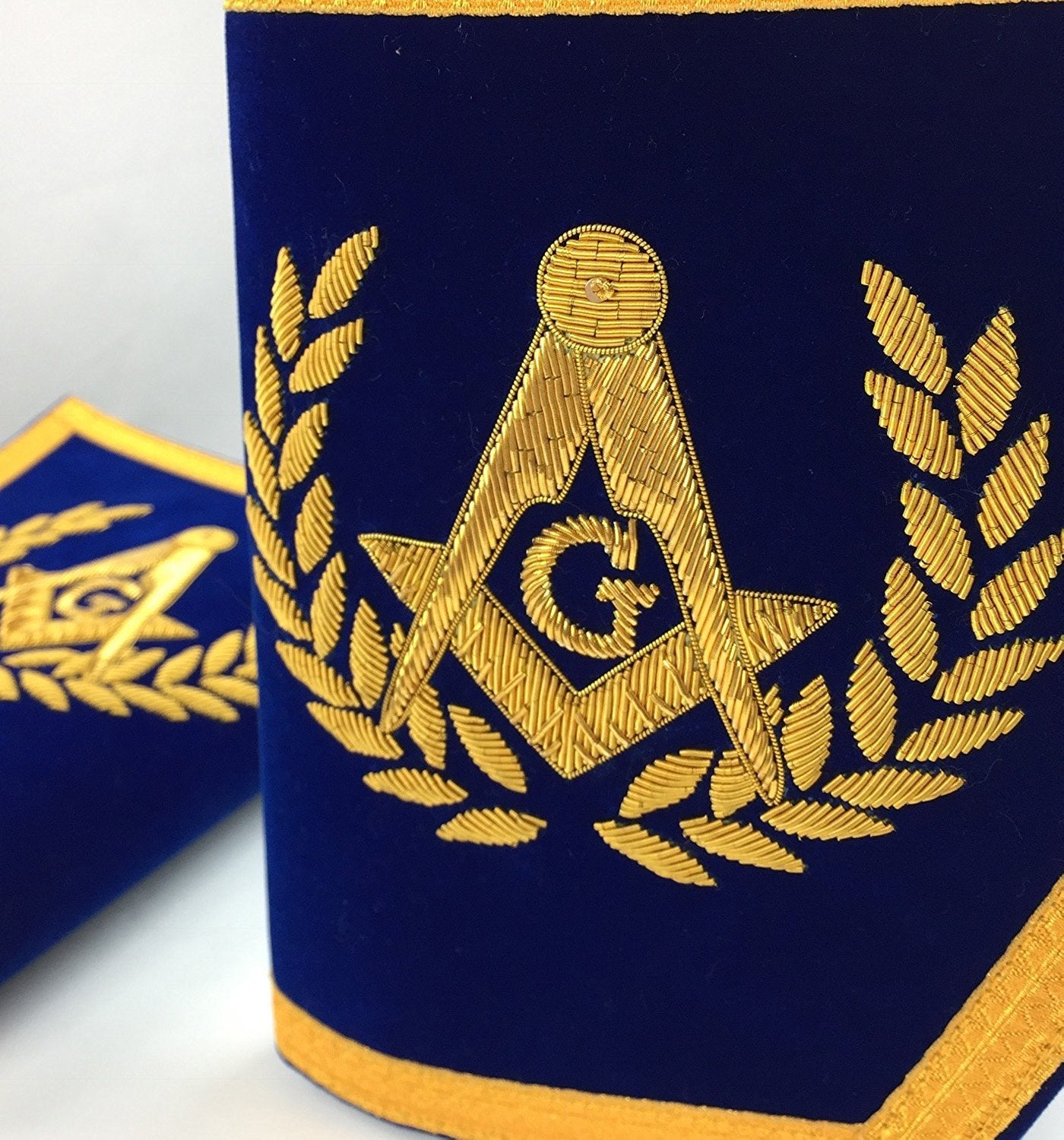 Master Mason Blue Lodge Regalia Set - Hand Embroidery - Bricks Masons