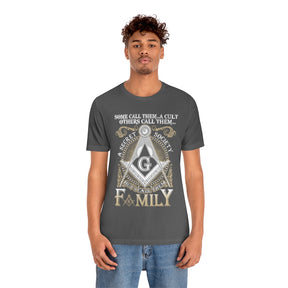 Masonic T-Shirt - I Call Them Family - Bricks Masons