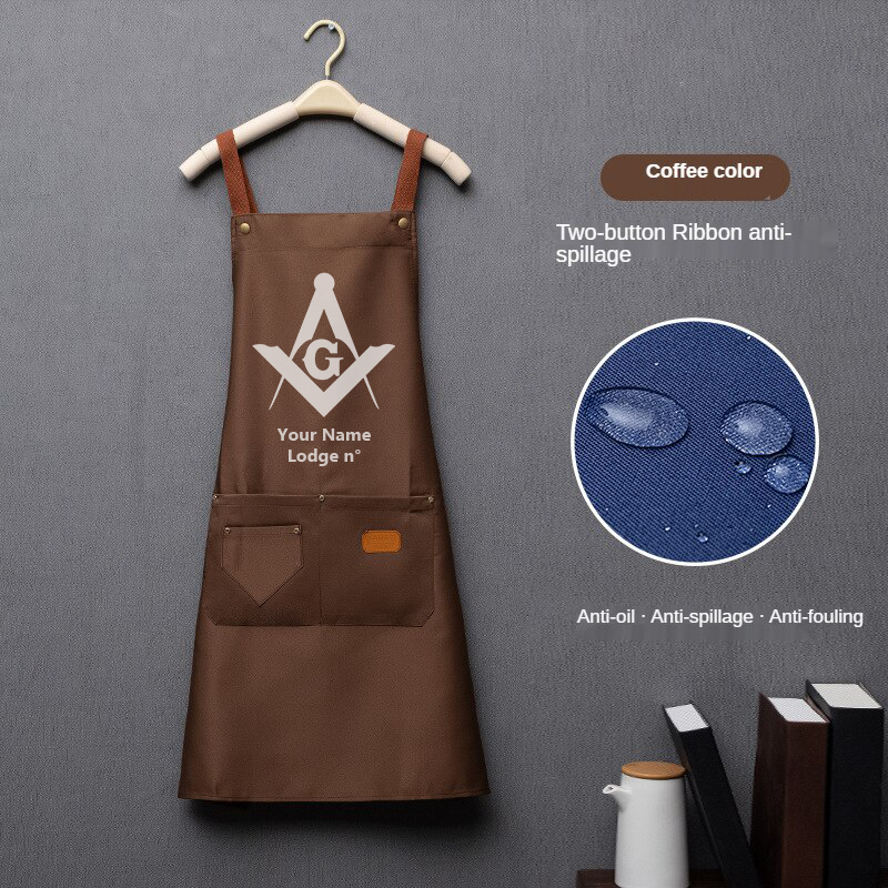 Master Mason Blue Lodge Work Apron - Various Colors - Bricks Masons